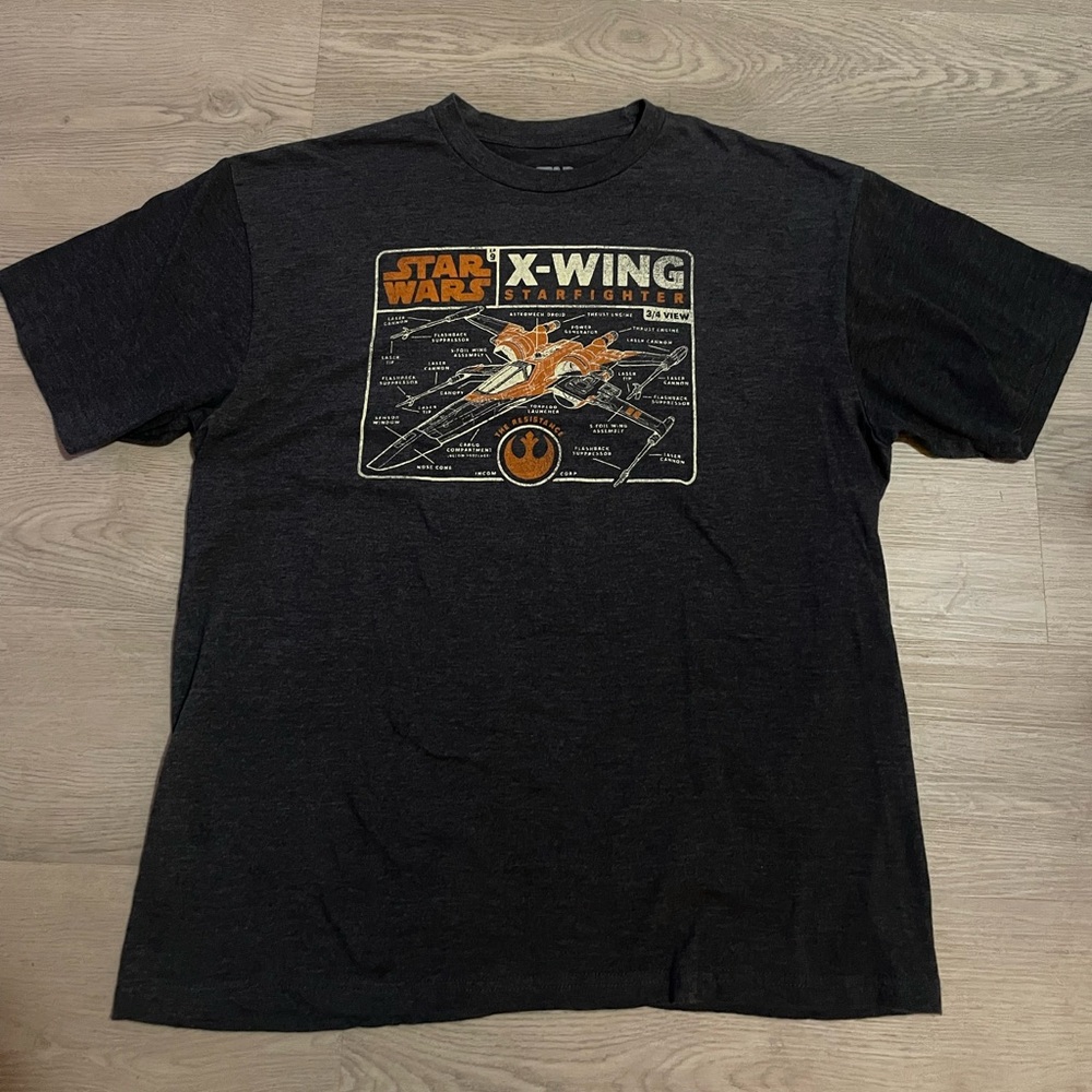 Star Wars X-Wing Starfighter Tee - Dark Gray